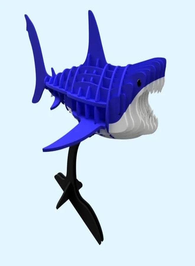 Beoals 3D Puzzle Shark Model Kit, Multicolor, Educational DIY Assembly Toy with Display Stand,Figure Toy - Image 2